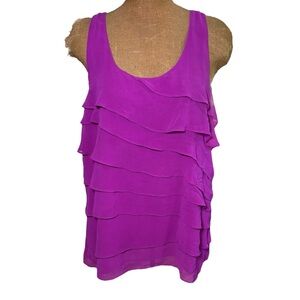 Faith 21 Purple Layered Women's Top Size 2X